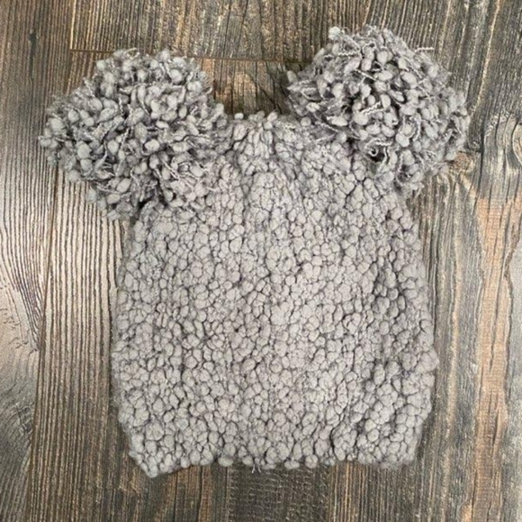 Pom Pom Beanie Like Mickey Mouse Ears - Picture 3 of 9